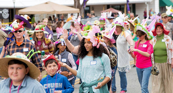 Easter Hat Parade, Dillsboro