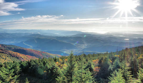 Mt Mitchell Sun