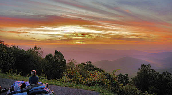 Fall Sunrise, Blue Ridge Parkway