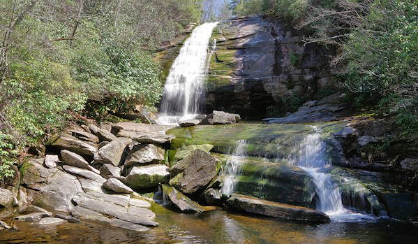 Greenland Creek Falls, Panthertown
