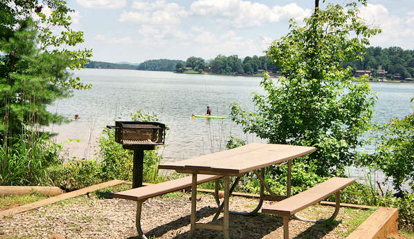 Lake James Beach Picnic