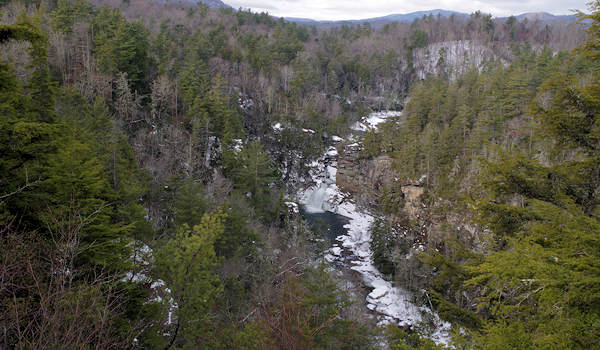 Linville Falls Winter hike