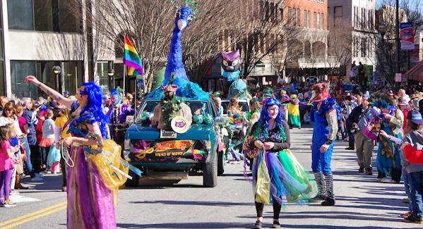 Asheville Mardi Gras Parade