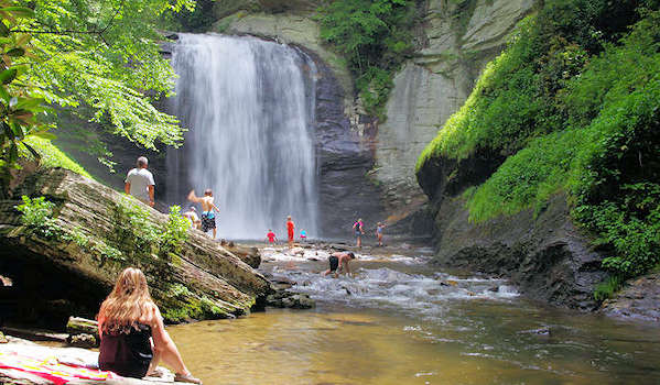 Pisgah National Forest, Looking Glass Falls