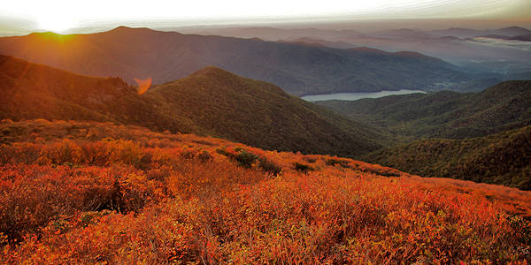 Sunrise at Craggy Pinnacle
