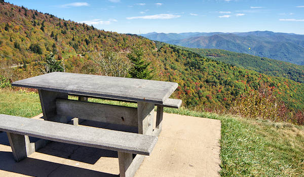 Waterrock Knob Picnic Table