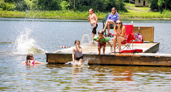 Wildcat Lake NC Swimming Hole