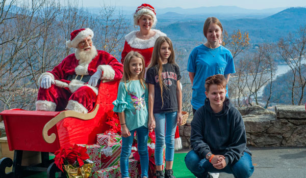 Santa Chimney Rock State Park